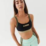 P.E Nation Elevate Sports Bra in Black Spor Sütyeni