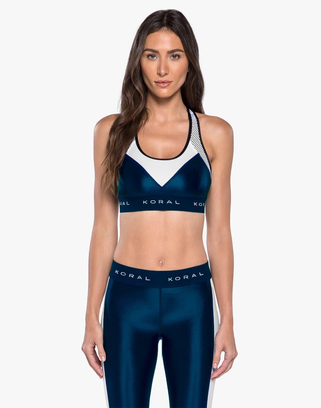 Koral Emblem Infinity Versatility Midnight Blue Sporcu Sütyeni