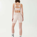 P.E Nation Extra Time Short in Print Biker Tayt