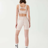 P.E Nation Extra Time Short in Print Biker Tayt