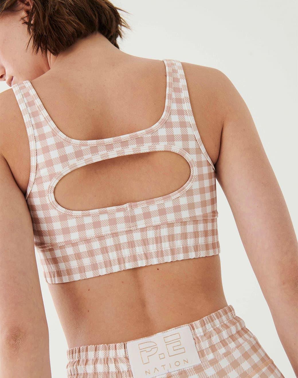 P.E Nation Extra Time Sports Bra in Print Spor Sütyeni