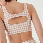 P.E Nation Extra Time Sports Bra in Print Spor Sütyeni