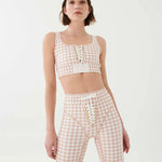 P.E Nation Extra Time Sports Bra in Print Spor Sütyeni