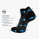 OS1st FS4 Plantar Fasiit Çorap - Siyah