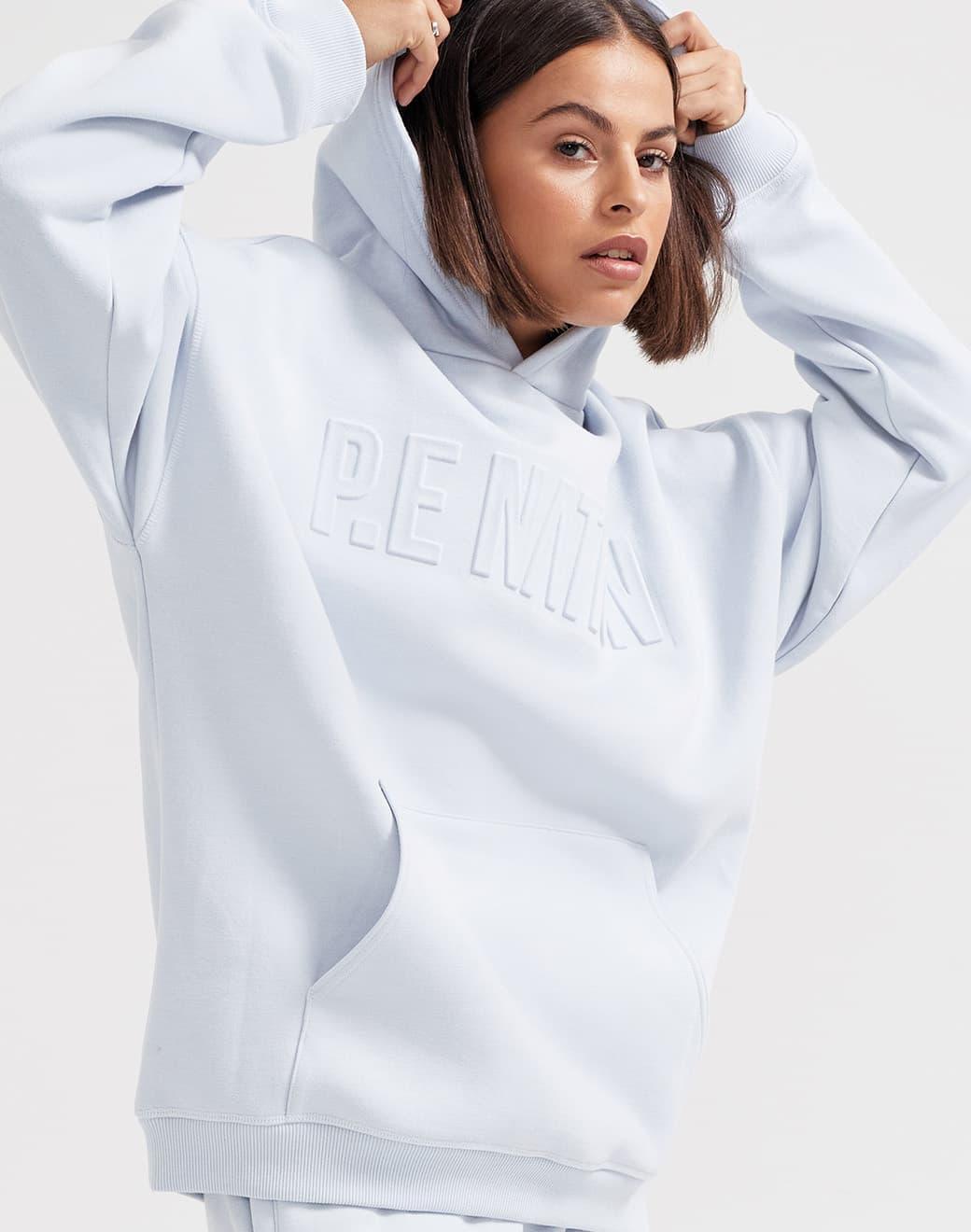 P.E Nation Fadeaway Hoodie in Blue Sweatshirt