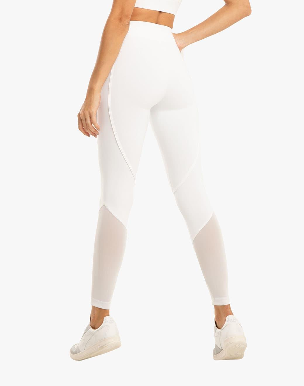 Koral Focus High Rise Black Out Legging Beyaz Tayt