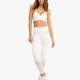 Koral Focus High Rise Black Out Legging Beyaz Tayt