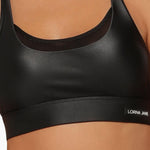 Lorna Jane Full Force Wetlook Sports Bra Spor Sütyeni