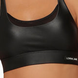Lorna Jane Full Force Wetlook Sports Bra Spor Sütyeni