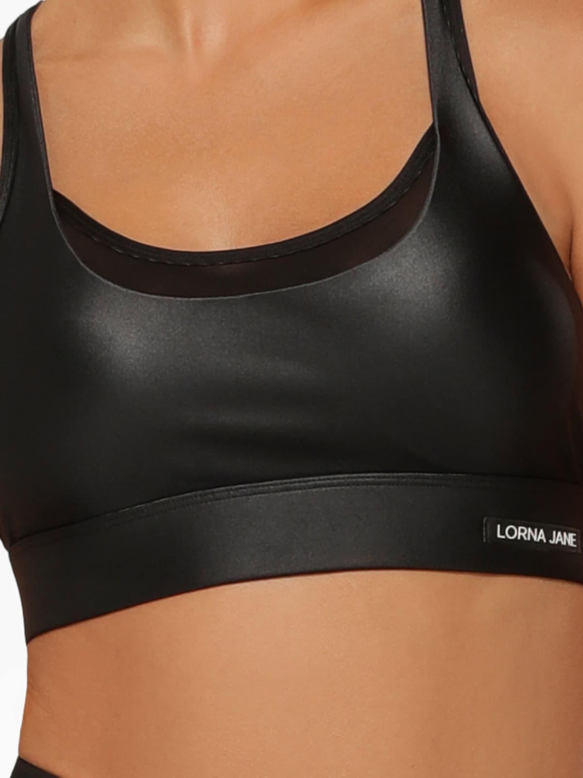 Lorna Jane Full Force Wetlook Sports Bra Spor Sütyeni
