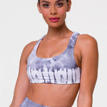 Onzie Graphic Mudra Bra Light Gray Tie Dye Sporcu Sütyeni