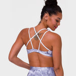 Onzie Graphic Mudra Bra Light Gray Tie Dye Sporcu Sütyeni