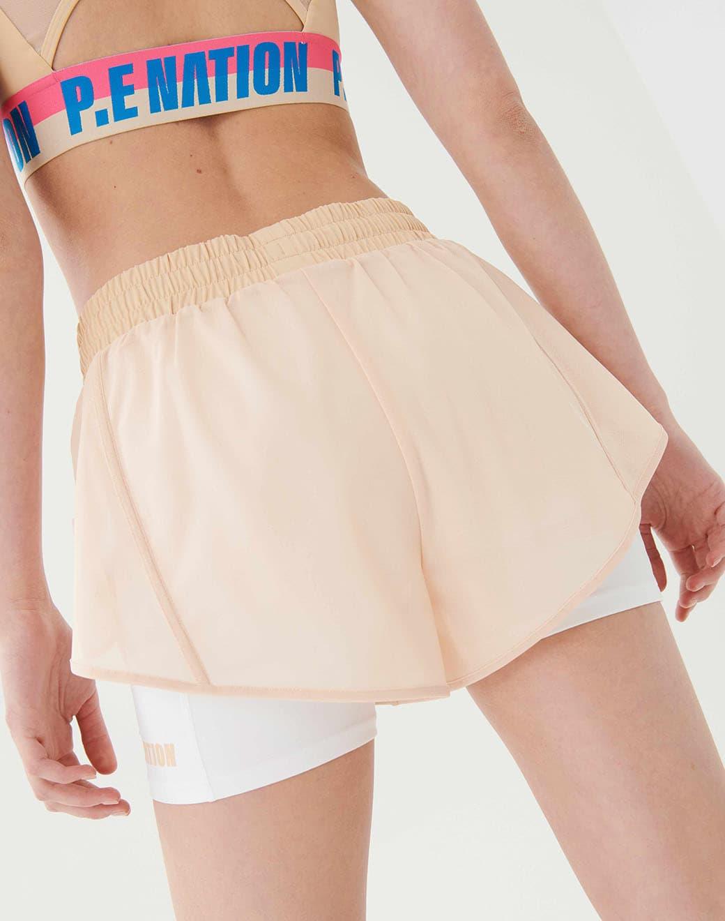 P.E Nation Gravity Short in Wheat Spor Şort
