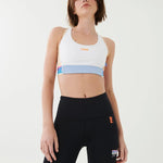 P.E Nation Gravity Sports Bra in Optic White Spor Sütyeni