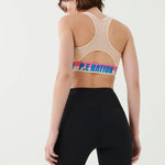 P.E Nation Gravity Sports Bra in Optic White Spor Sütyeni