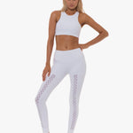 Lurv Sportswear Heavens Open Legging Beyaz Spor Tayt