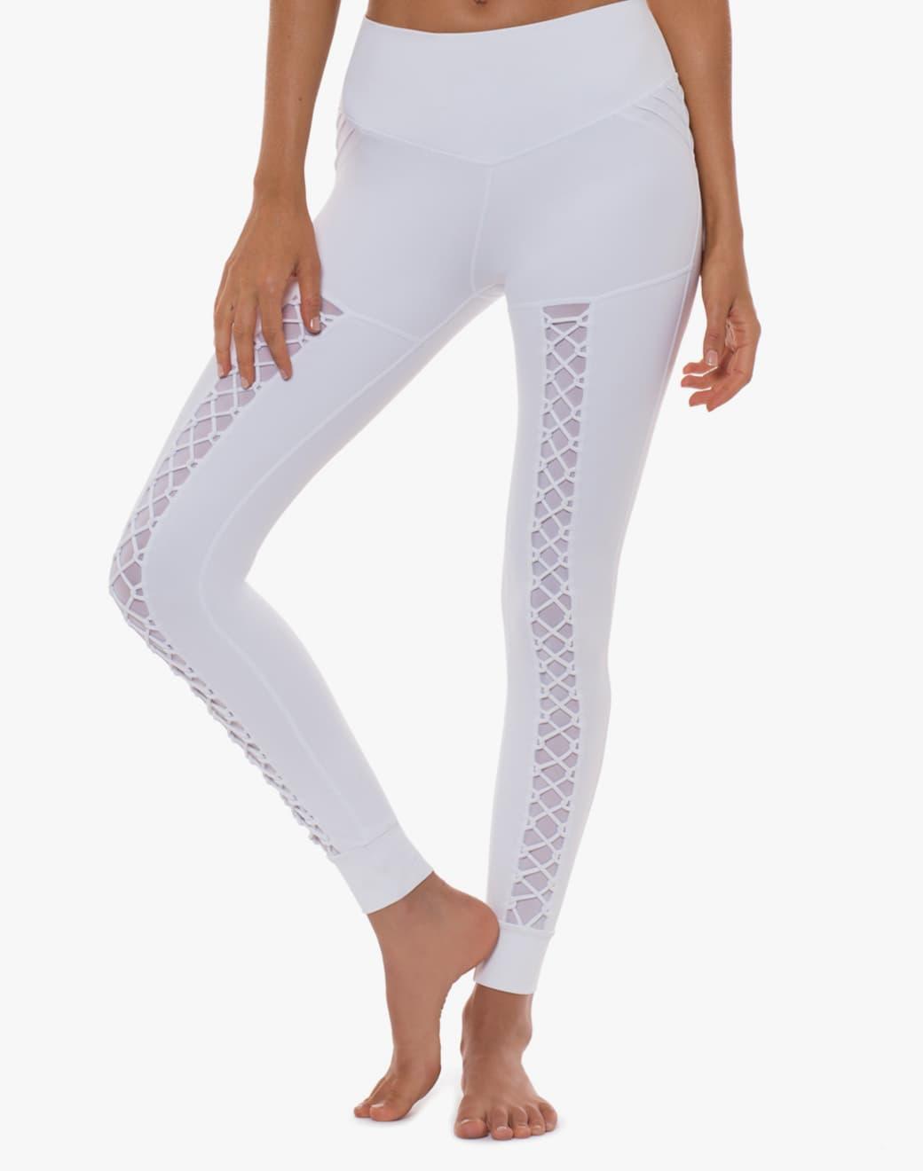 Lurv Sportswear Heavens Open Legging Beyaz Spor Tayt