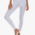 Lurv Sportswear Heavens Open Legging Beyaz Spor Tayt