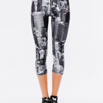Terez Hi-Shine Leggings in Above NYC Kapri Tayt