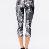 Terez Hi-Shine Leggings in Above NYC Kapri Tayt