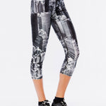 Terez Hi-Shine Leggings in Above NYC Kapri Tayt