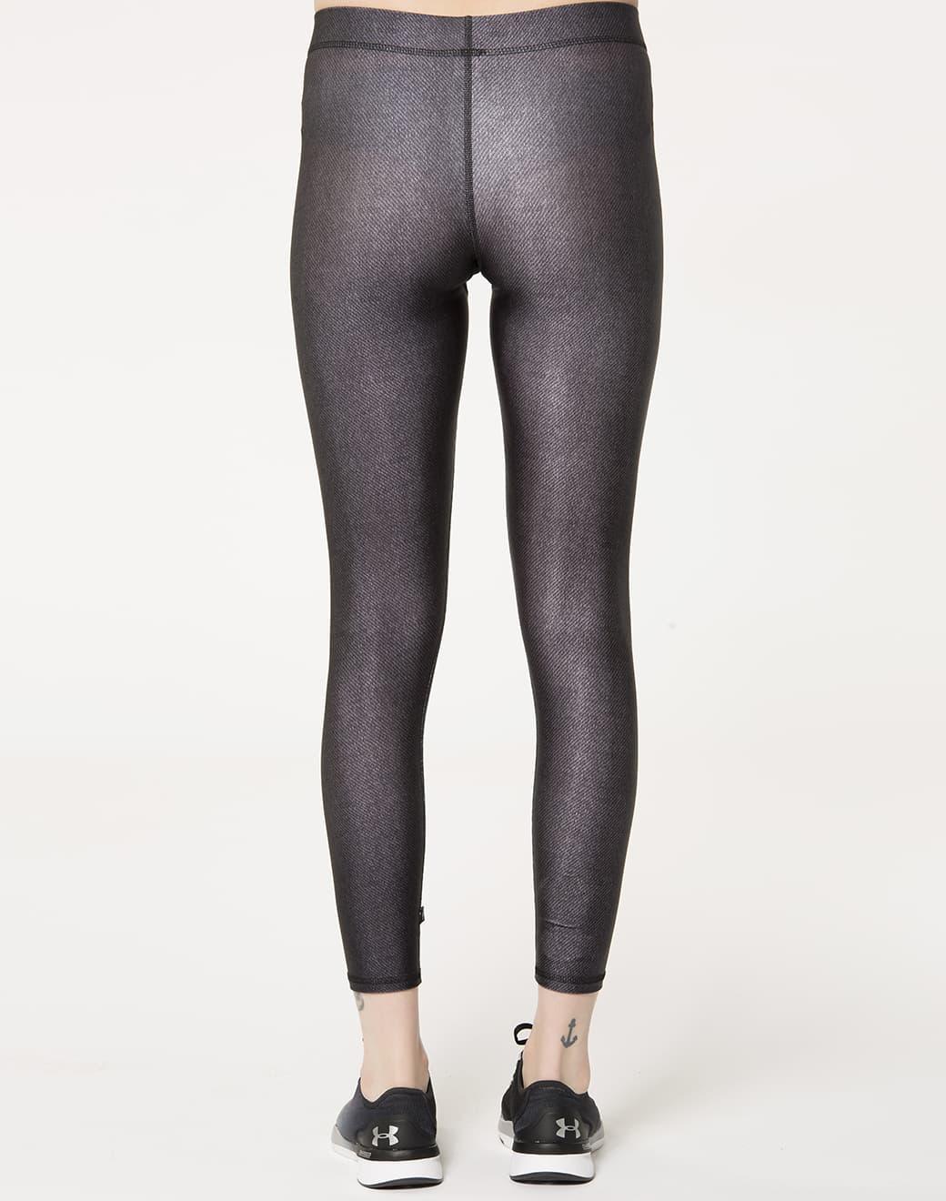 Terez Hi-Shine Leggings in Crystal Skull Spor Tayt