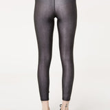 Terez Hi-Shine Leggings in Crystal Skull Spor Tayt