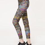 Terez Hi-Shine Leggings in Emoji Spor Tayt