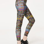 Terez Hi-Shine Leggings in Emoji Spor Tayt