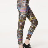 Terez Hi-Shine Leggings in Emoji Spor Tayt
