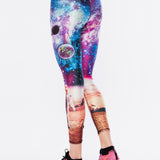 Terez Hi-shine Leggings in Moon Woman Spor Tayt