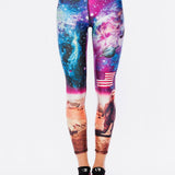 Terez Hi-shine Leggings in Moon Woman Spor Tayt