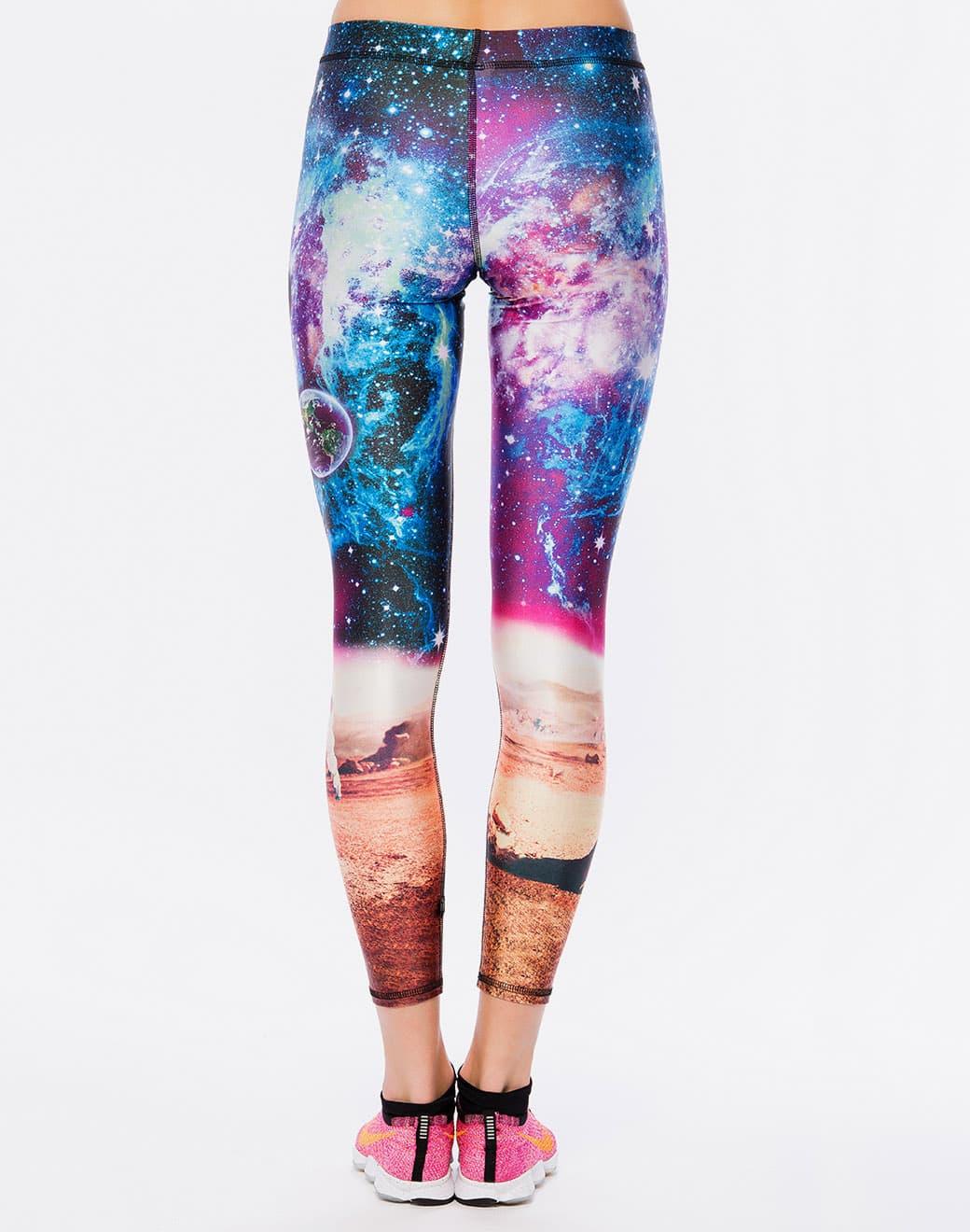 Terez Hi-shine Leggings in Moon Woman Spor Tayt