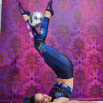 Terez Hi-shine Leggings in NYC Nights Spor Tayt
