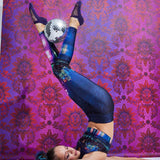 Terez Hi-shine Leggings in NYC Nights Spor Tayt