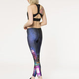 Terez Hi-shine Leggings in NYC Nights Spor Tayt