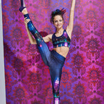 Terez Hi-shine Leggings in NYC Nights Spor Tayt