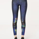 Terez Hi-shine Leggings in NYC Nights Spor Tayt