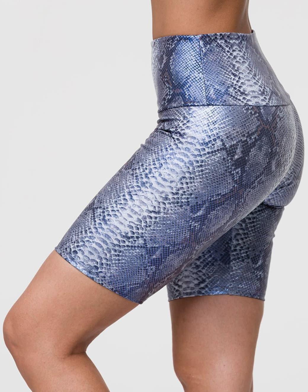 Onzie High Rise Biker Short Blue Mamba Bisiklet Taytı