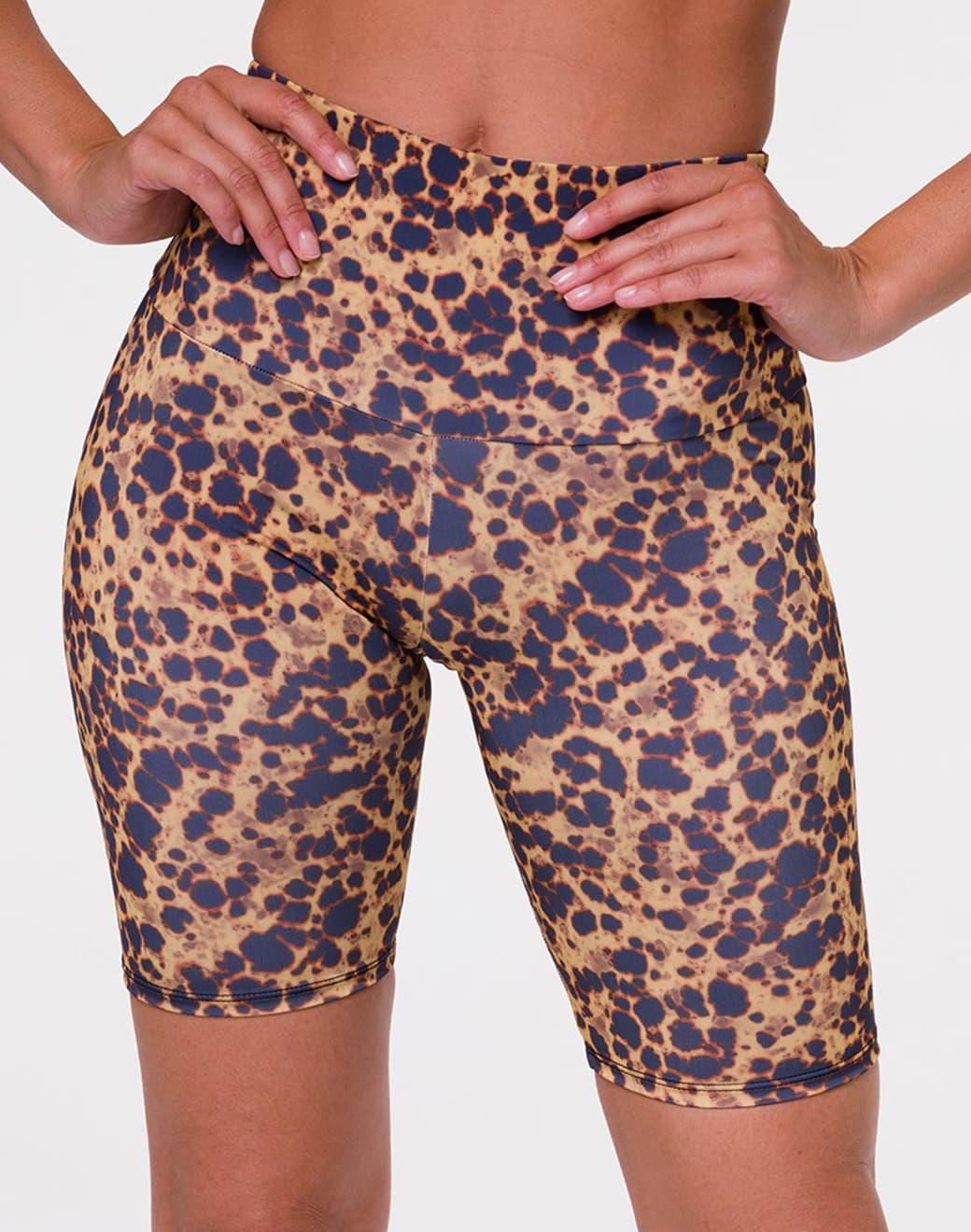 Onzie High Rise Biker Short Tortoise Shell Bisiklet Taytı