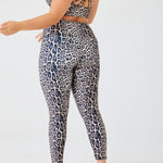 Onzie High Rise Legging Leopard Spor Tayt