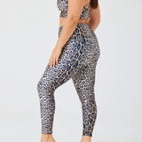 Onzie High Rise Legging Leopard Spor Tayt