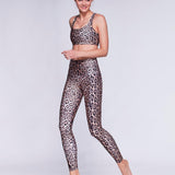 Onzie High Rise Legging Leopard Spor Tayt