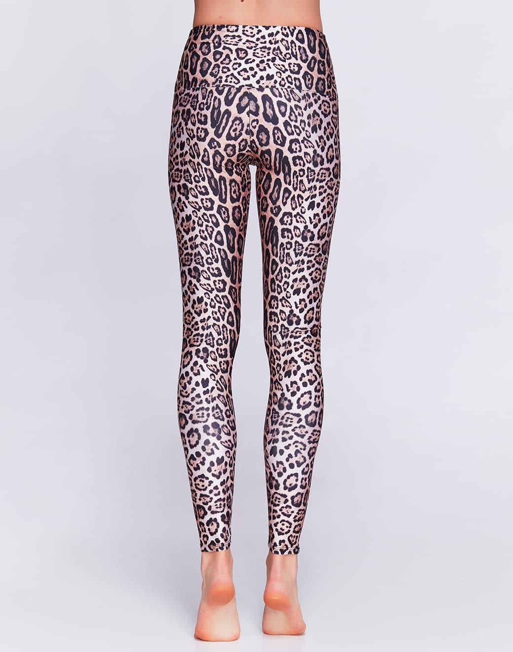 Onzie High Rise Legging Leopard Spor Tayt