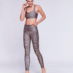 Onzie High Rise Legging Leopard Spor Tayt