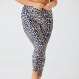 Onzie High Rise Legging Leopard Spor Tayt