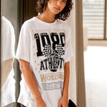 Lorna Jane Hoop Time Oversized Tee Tişört