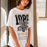 Lorna Jane Hoop Time Oversized Tee Tişört