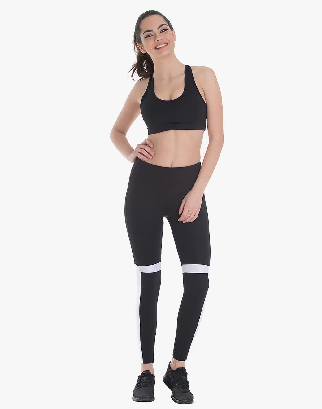 Koral Impel Legging Siyah Spor Tayt