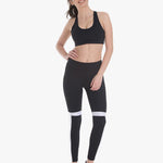 Koral Impel Legging Siyah Spor Tayt